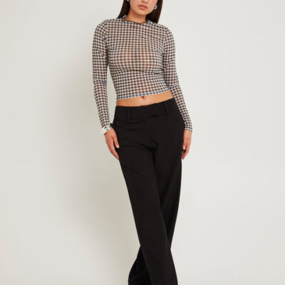 Afends Gambet Sheer Long Sleeve Top