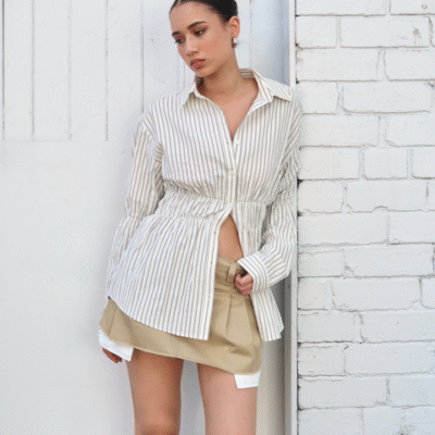 Subtitled Evelyn Button Down Shirt