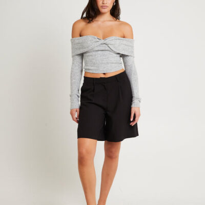 Alice In The Eve Amiri Tailored Longline Short