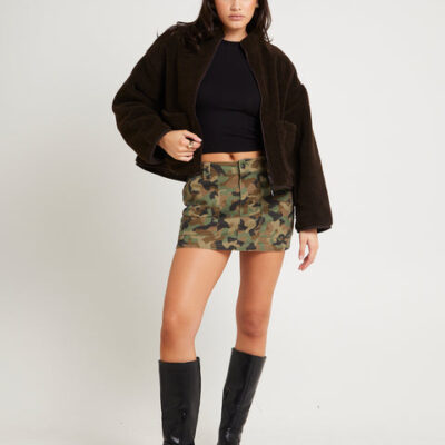 Afends Hidden Low Rise Workwear Skirt