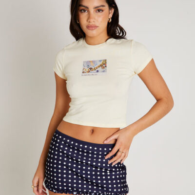 Alice In The Eve Polaroid From Paris Baby Tee