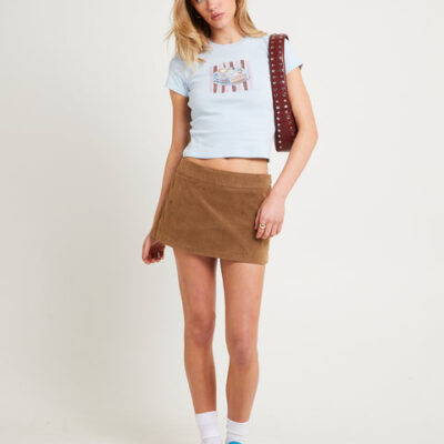 Alice In The Eve Cafe Society Baby Tee