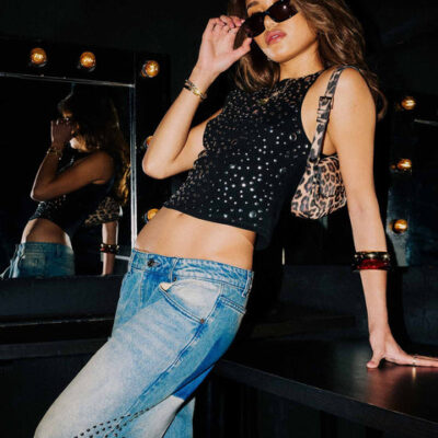 Neon Hart Metalica Stud Tank