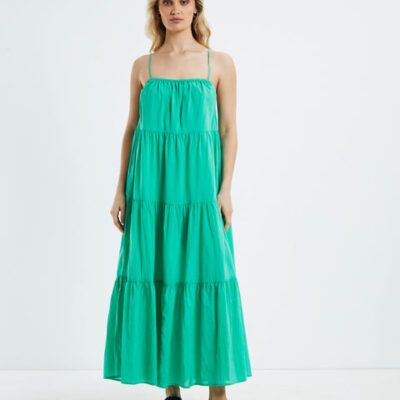 Charlie Holiday Jenna Maxi Dress Green