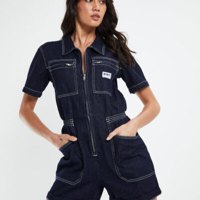 Misfit Heavenly People Denim Playsuit