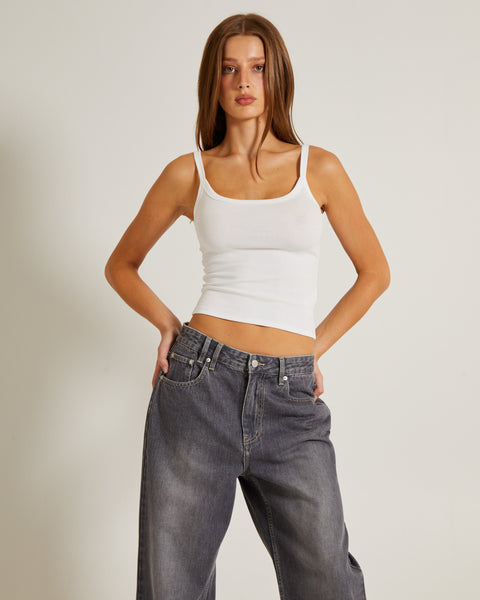 General Pants Co. Basics Tank Top in White