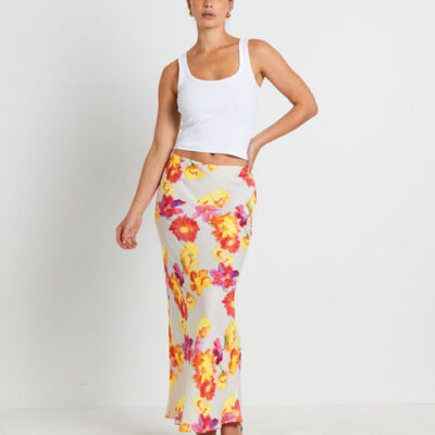 Studio Rosalia Print Maxi Skirt in Assorted