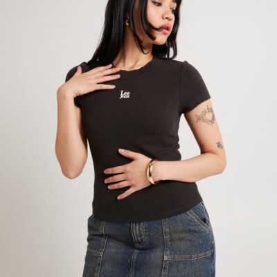 Lee Essential Rib Recycled Cotton T-Shirt