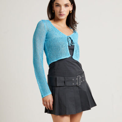 Alice In The Eve Sofia Sequin Long Sleeve Cover Up