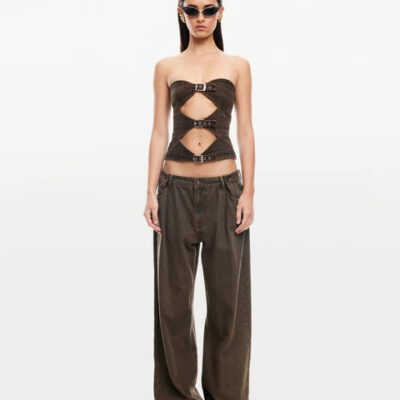 Lioness Buckle Corset Top
