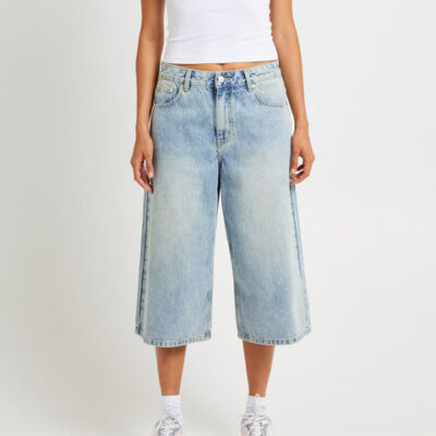 Insight Bobby Crop Denim Jorts