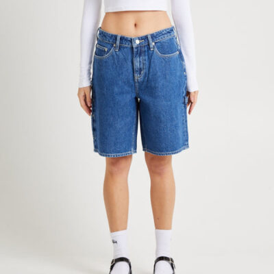 Lee 90s Mid Baggy Carpenter Denim Shorts Faithless