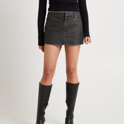 Alice In The Eve Esme Leather Look Mini Skirt