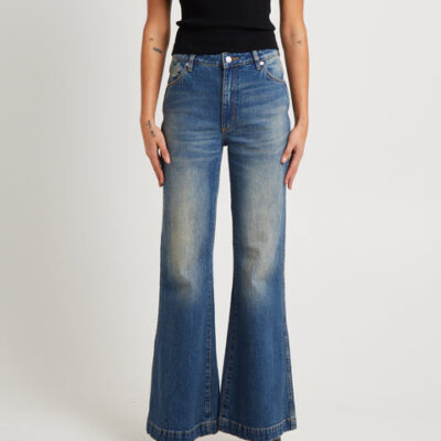 Rollas Eastcoast Flare Denim Jeans - Twilight