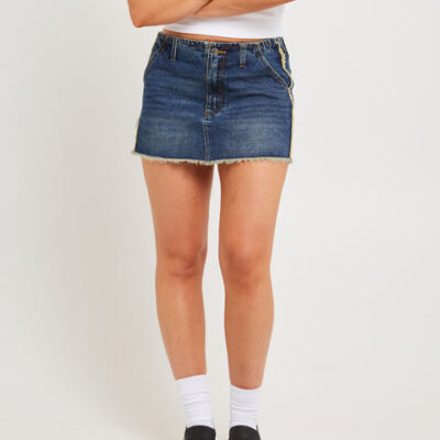 Insight Manilla Denim Mini Skirt