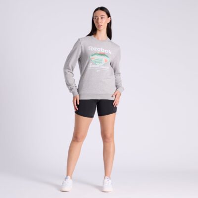 Reebok Court Sport Ft Crew Medium Grey Heather