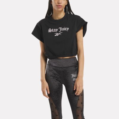 Reebok X Juicy Couture Graphic T-Shirt Black