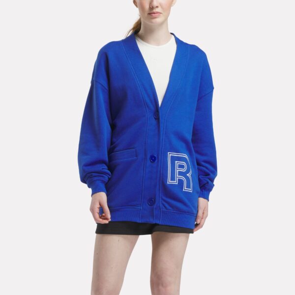 Reebok Team Cardigan Boundless Blue