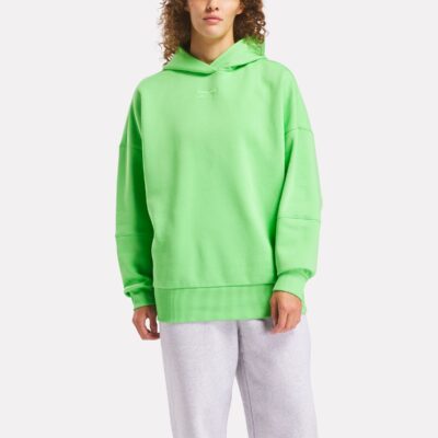 Reebok Lux Oversized Hoodie Solar Lime