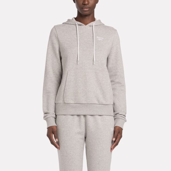 Reebok Ri Sl French Terry Hoodie Medium Grey Heather