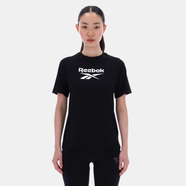 Reebok Graphic Print Crew Neck Black