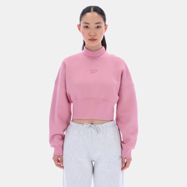 Reebok Cropped Crewneck Sweatshirt Dusty Dusty Rose