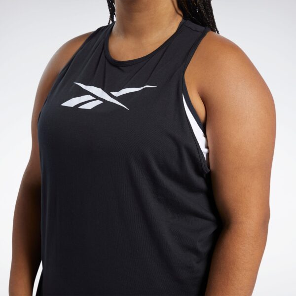 Reebok Training Essentials Graphic Tank Top Black - Image 3