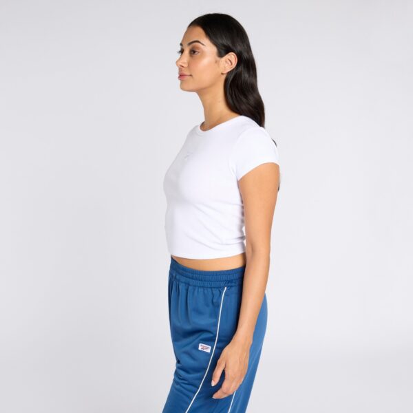 Reebok Ribbed Tee White - Image 2