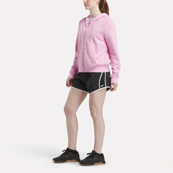 Reebok Identity Small Logo French Terry Full-Zip Sweatshirt Astro Rose - Image 2