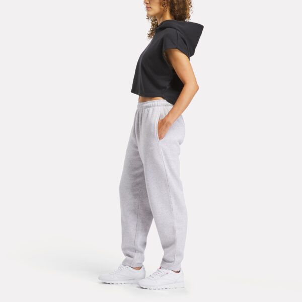 Reebok Basketball Off-Court Crop Hoodie Black - Image 2