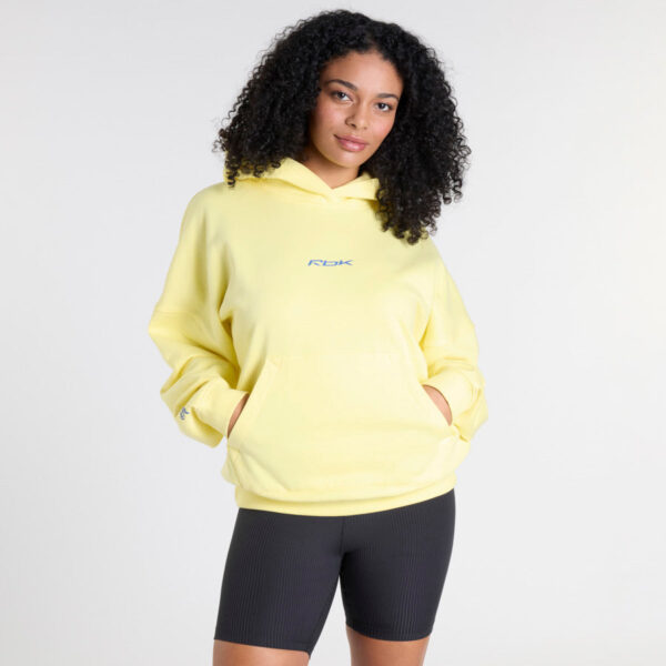 Reebok Rhythm Hoodie Bleached Yellow - Image 2