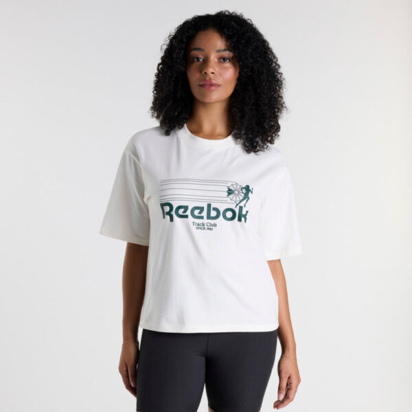 Reebok Retro Running Tee Vanilla - Image 2