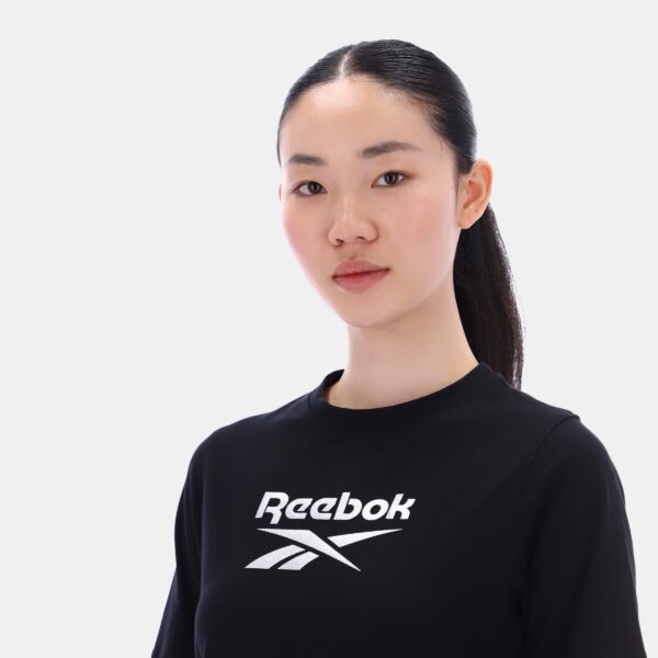 Reebok Graphic Print Crew Neck Black - Image 2