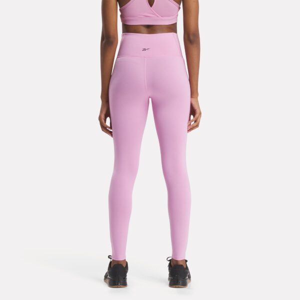 Reebok Lux High-Waisted Tights Jasmine Pink - Image 2