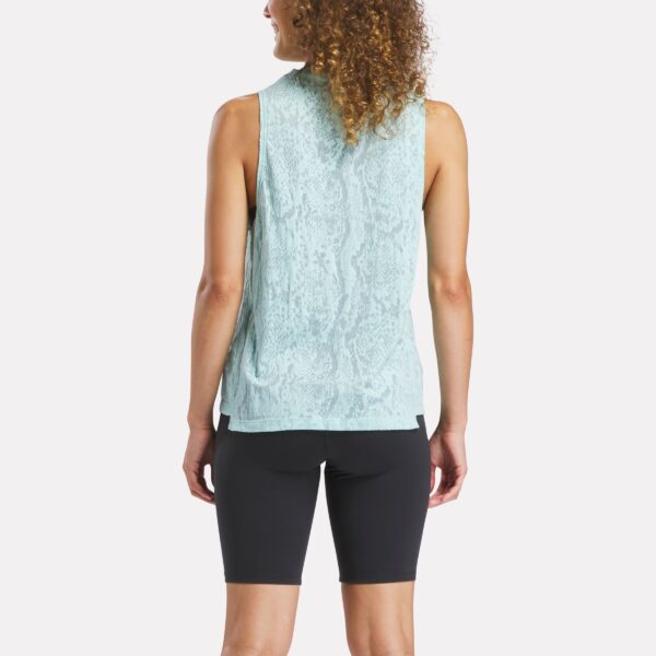 Reebok Burnout Muscle Tank Glitch Aqua - Image 3