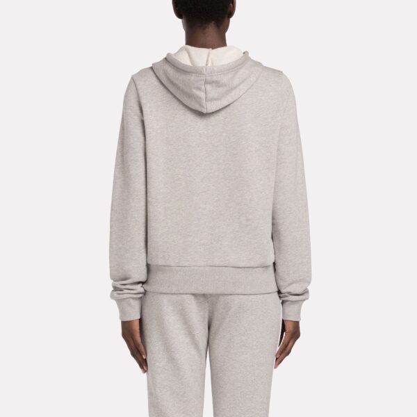 Reebok Ri Sl French Terry Hoodie Medium Grey Heather - Image 3