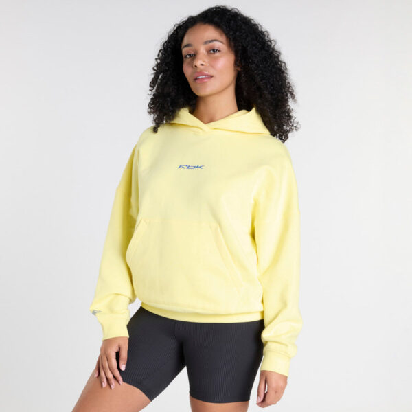 Reebok Rhythm Hoodie Bleached Yellow - Image 3