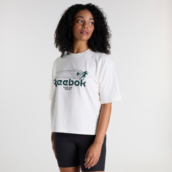 Reebok Retro Running Tee Vanilla - Image 3