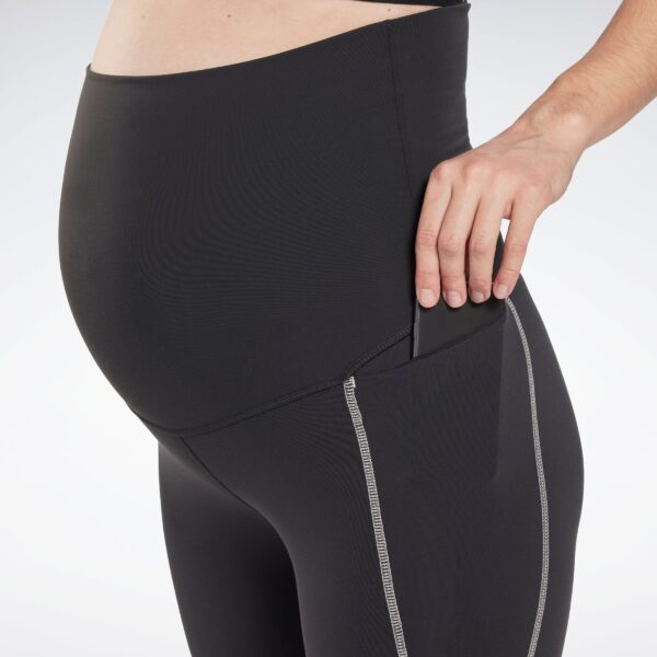 Reebok Lux 2.0 Maternity Leggings Black - Image 4