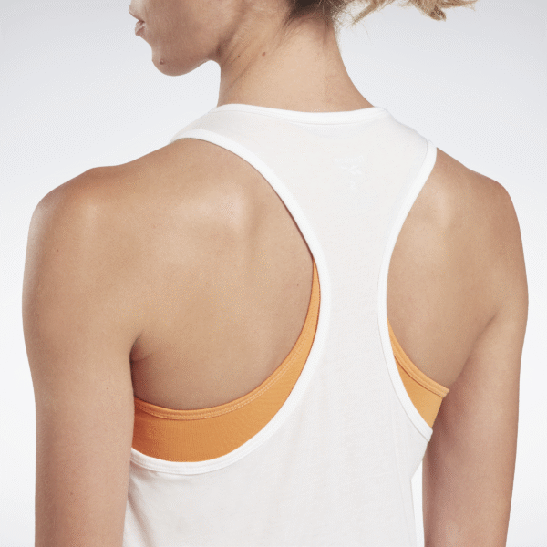 Reebok Te Graphic Tank - Vector White - Image 4
