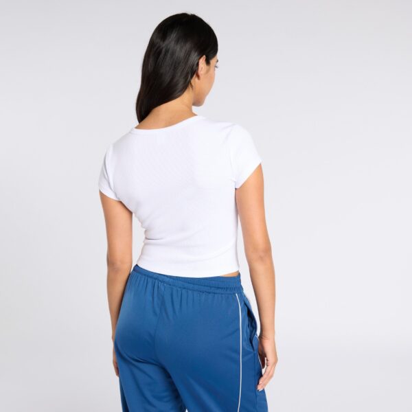 Reebok Ribbed Tee White - Image 4