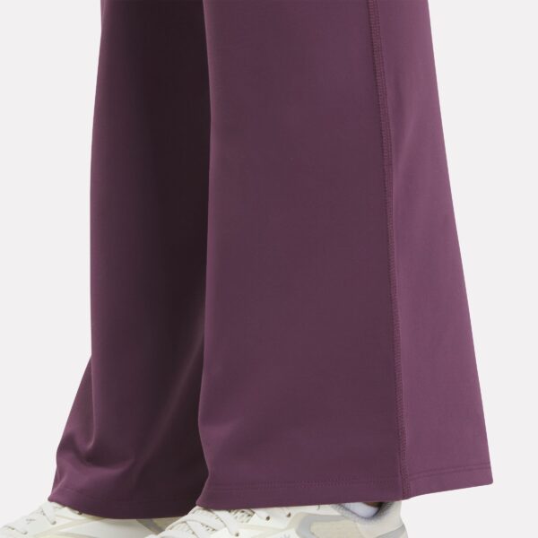 Reebok Lux High-Rise Mini-Flare Pants Midnight Plum - Image 4