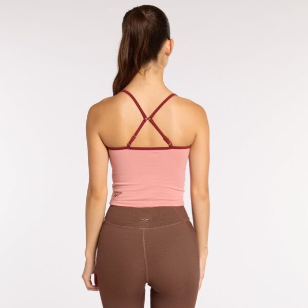 Reebok Layering Tank Pink Clay/ Rich Maroon - Image 4