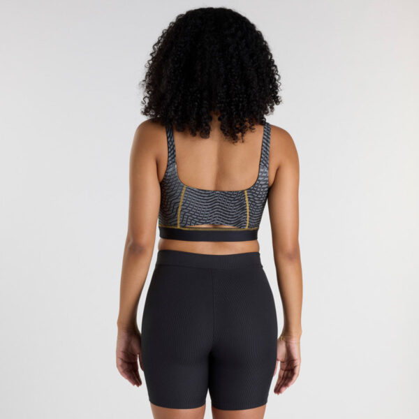 Reebok Q2 Hype Block Aop Bralette Black - Image 4