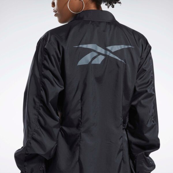 Reebok Cardi B Long-Sleeve Top Black - Image 5