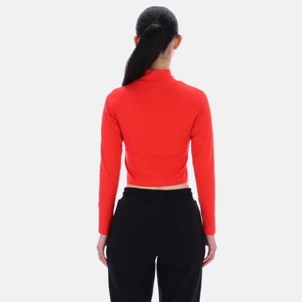 Reebok Long Sleeve Roll Neck Slim Energy Red - Image 3
