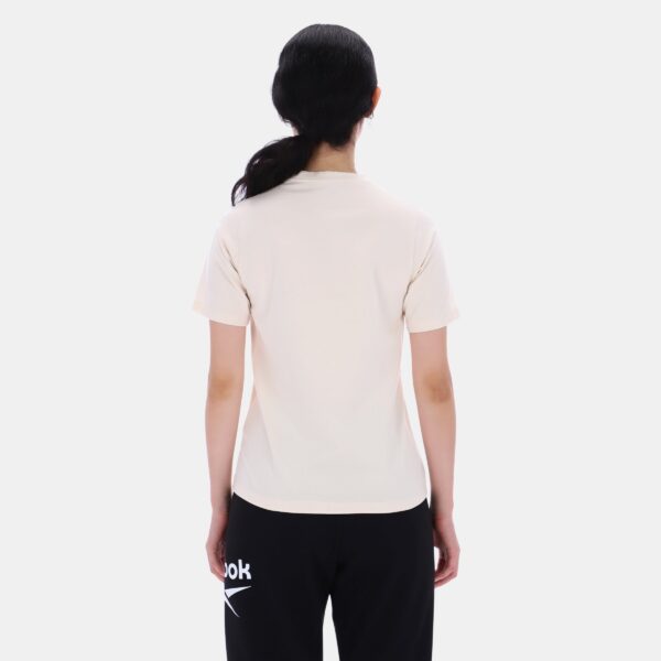 Reebok Graphic Print Crew Neck White Sand - Image 4