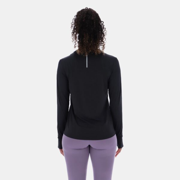 Reebok Long Sleeve Running Top Black - Image 3