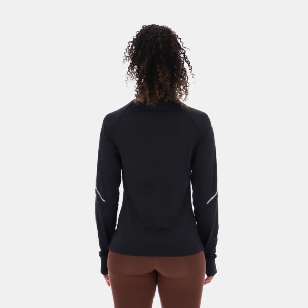 Reebok Long Sleeve Mock Neck Top Black - Image 3
