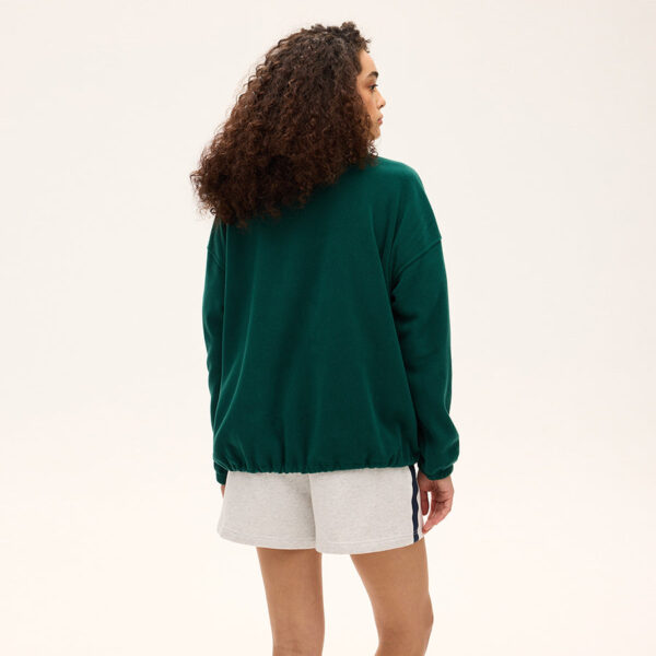 Reebok Track Club 2.0 1/4 Zip Sweater Ivy Green - Image 5